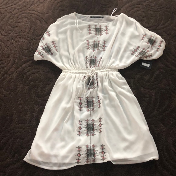 White Embroidered Dress